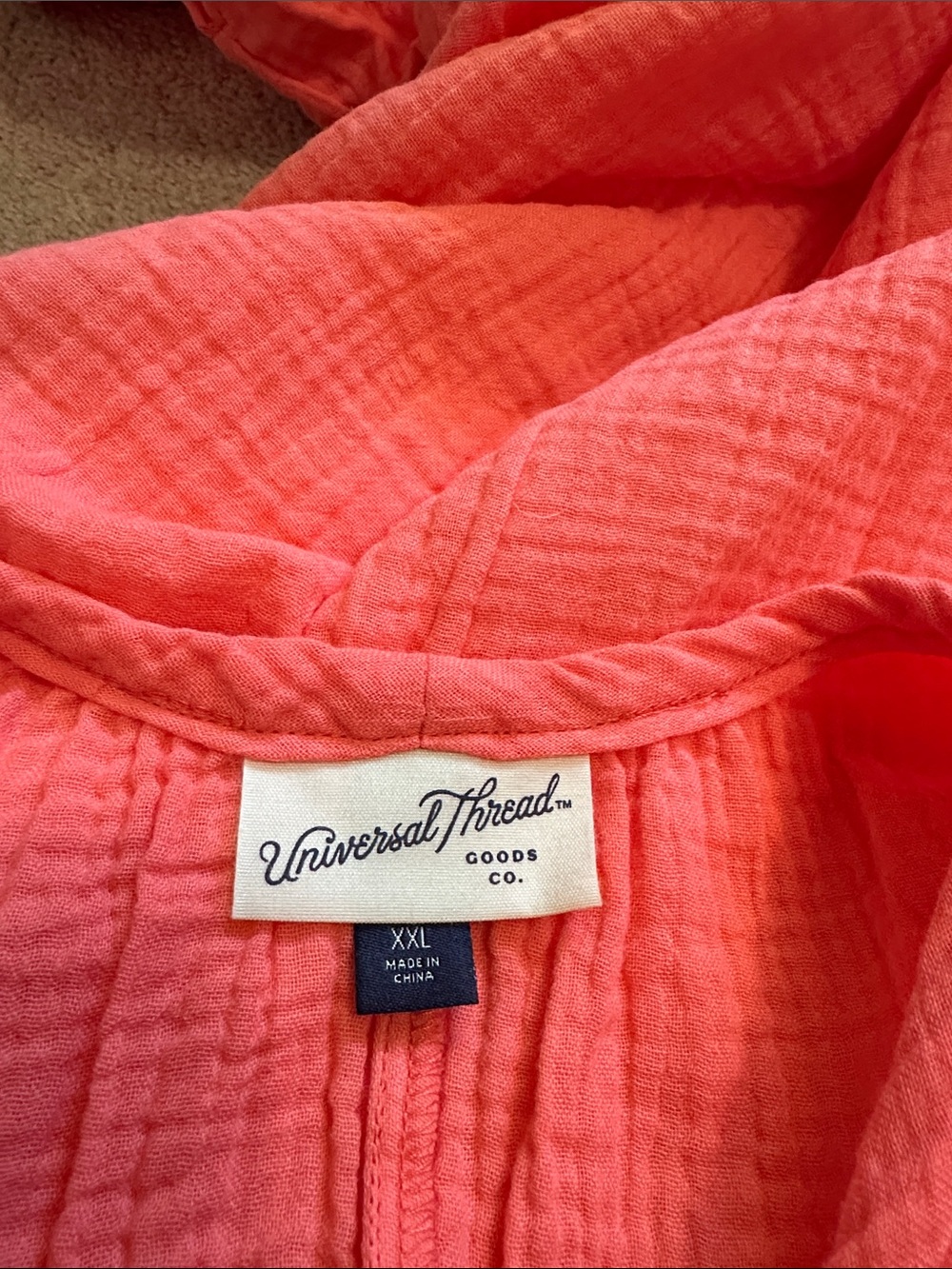 Universal Thread Coral Pink Sleeveless Maxi Dress - Picture 2 of 4
